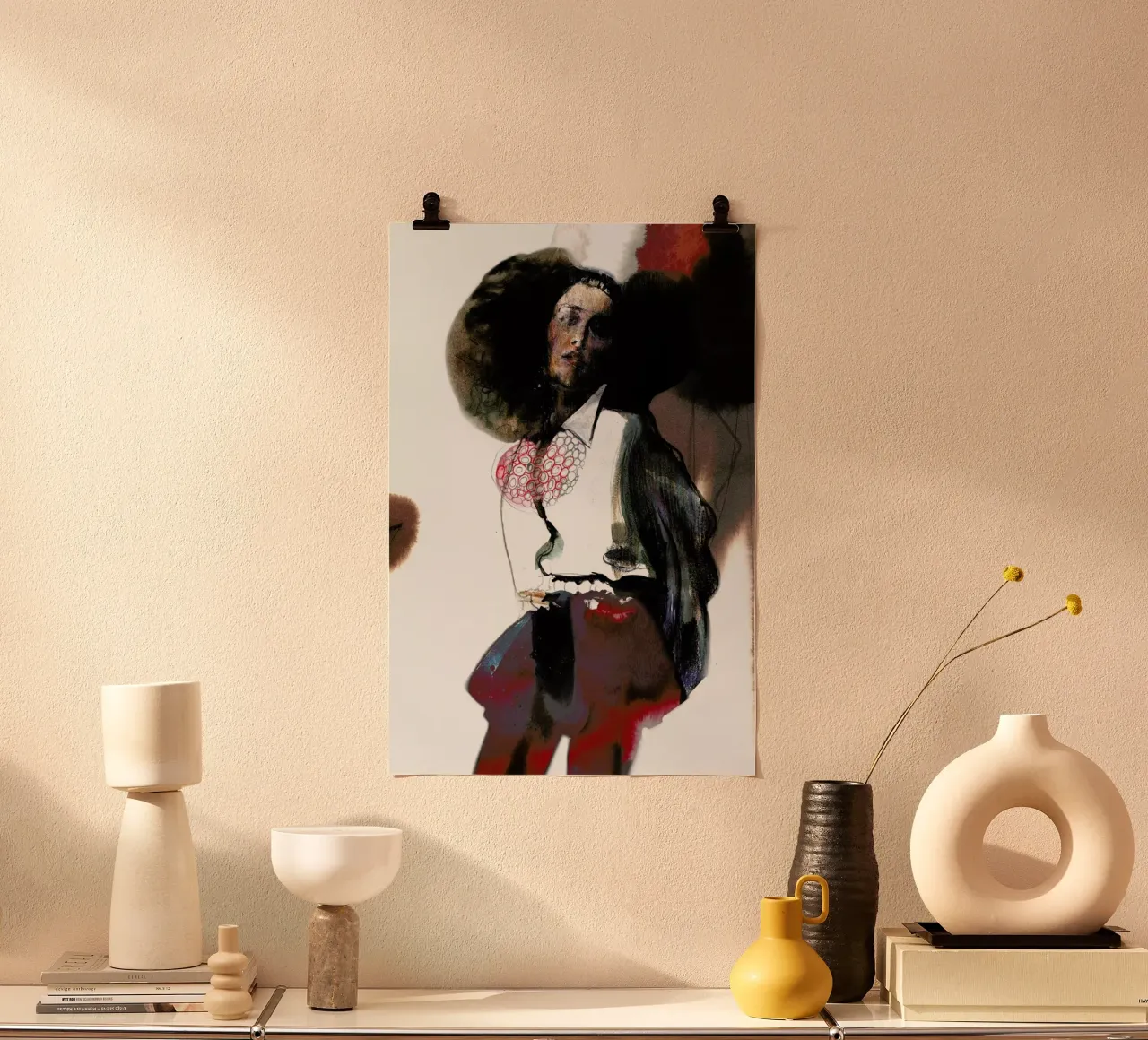 Chloé poster con telaio in alluminio da Alex Egea