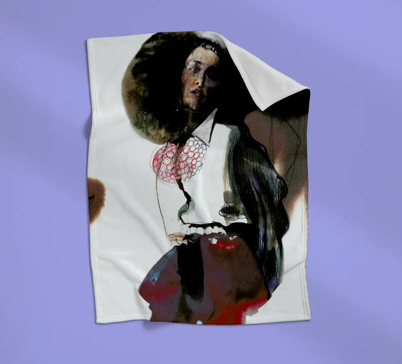 Chloé coperta in pile da Alex Egea