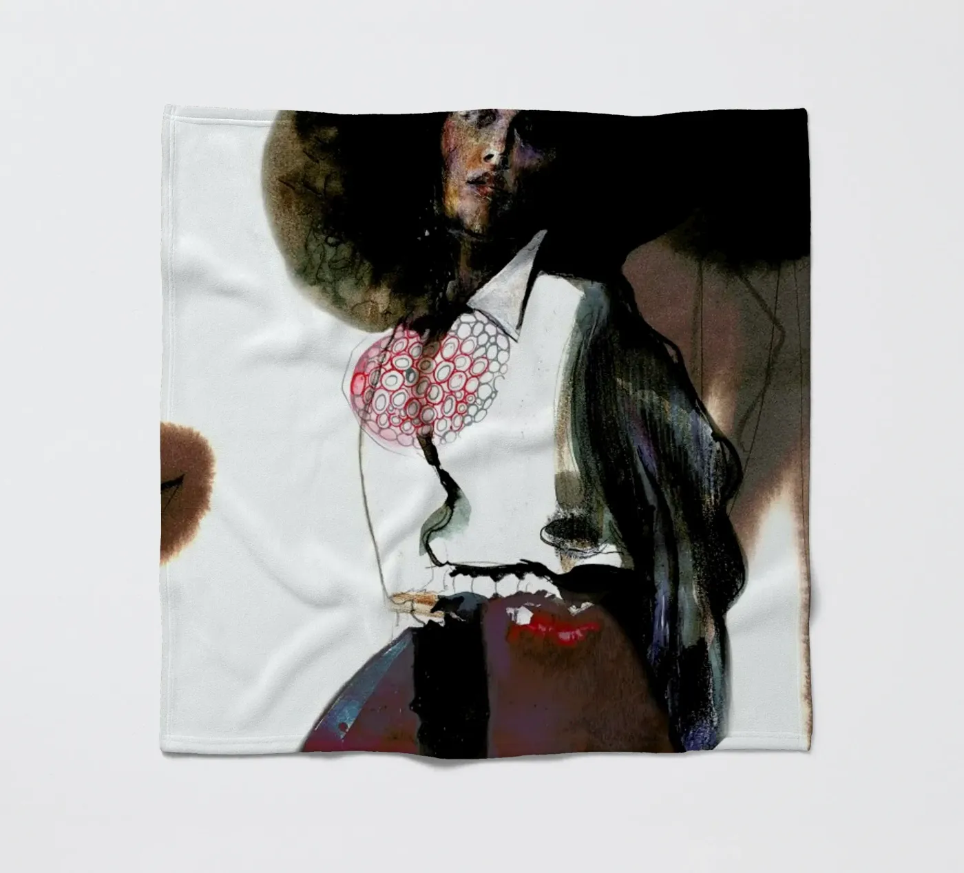 Chloé coperta in pile da Alex Egea