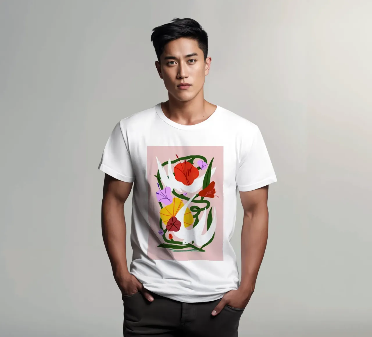 Garden Swoop t-shirt da Pure