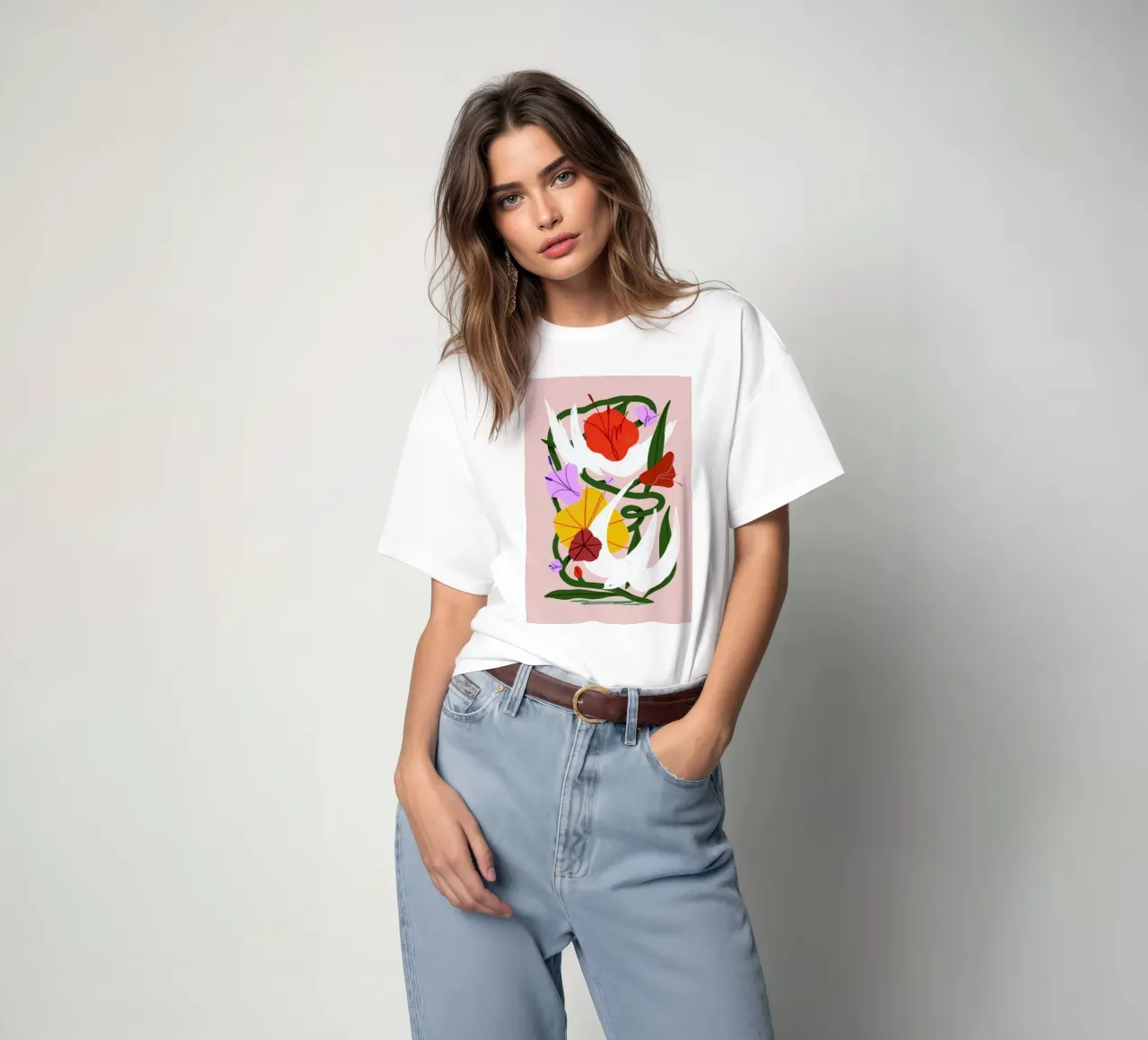 Garden Swoop t-shirt da Pure