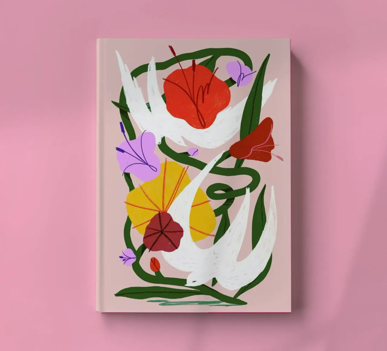 Garden Swoop notebook by Pure