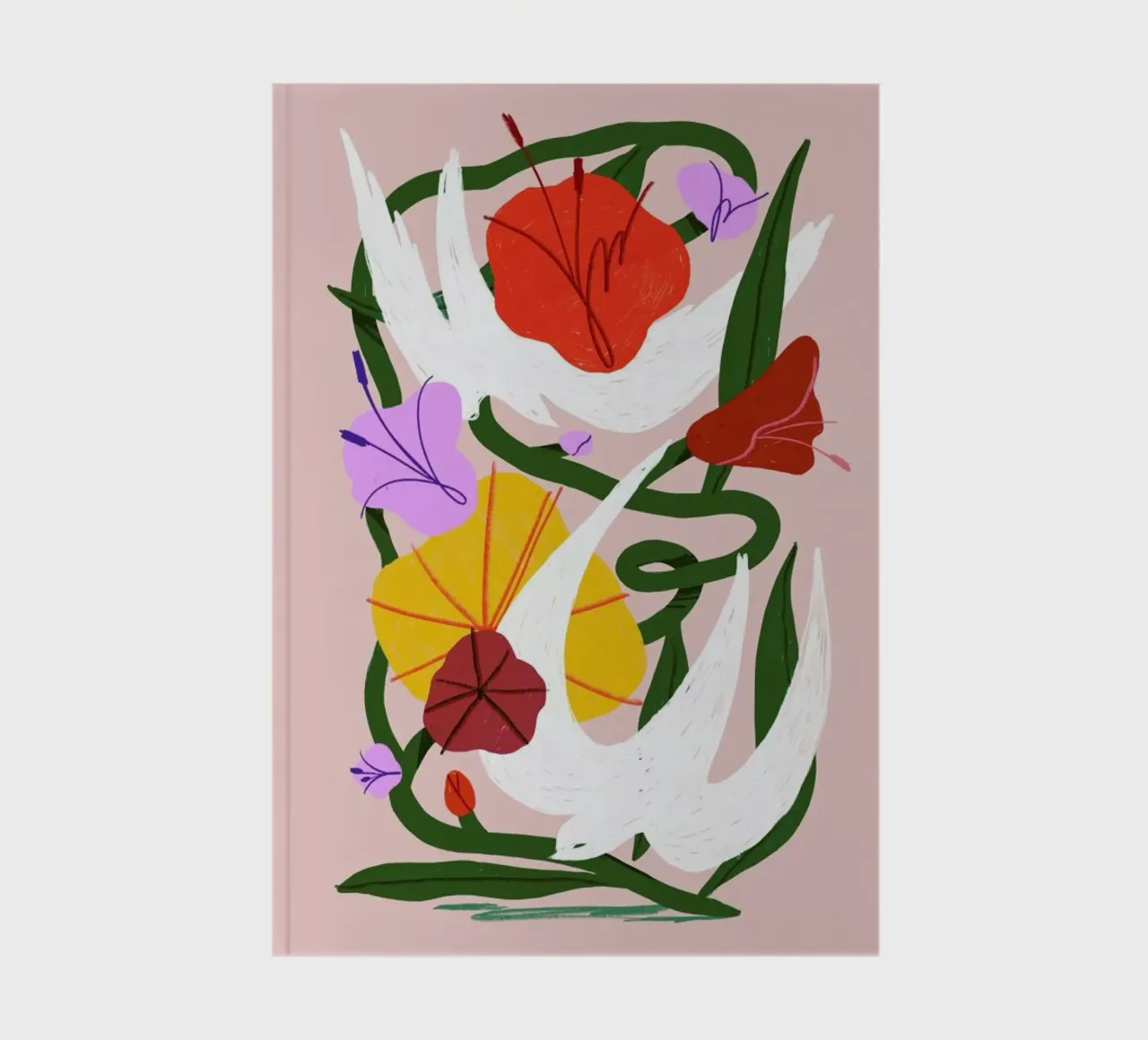 Garden Swoop notebook by Pure