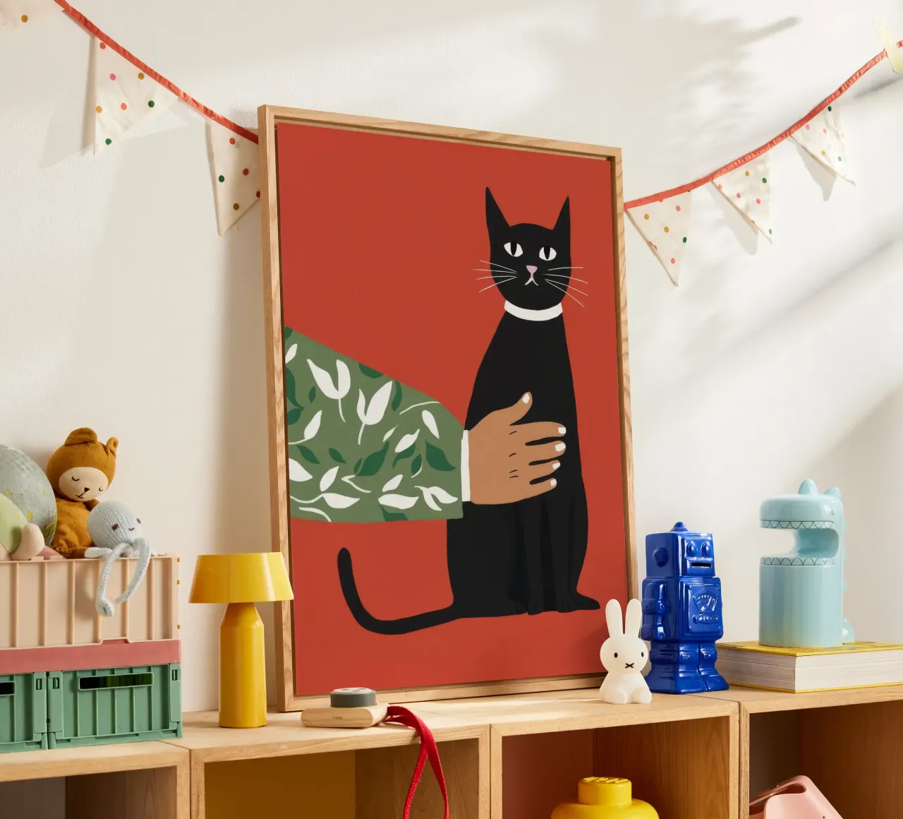 Noir Feline Verdant plexiglass da Lumi Eyes