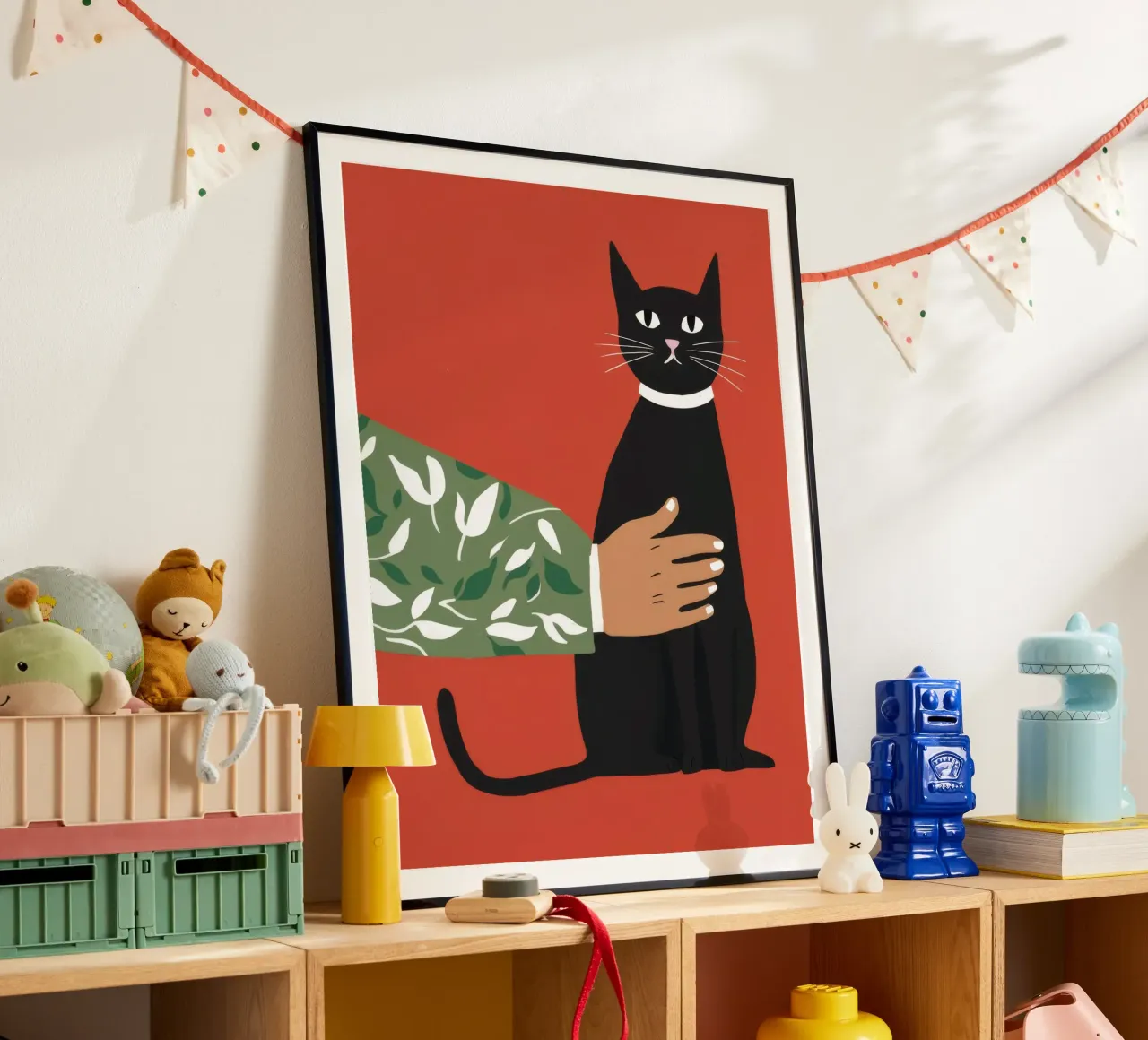 Noir Feline Verdant poster by Lumi Eyes