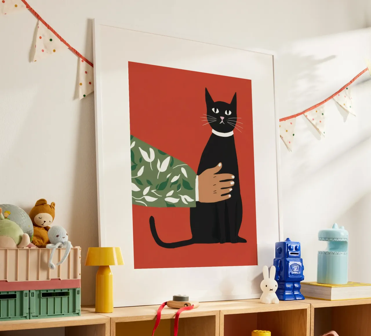 Noir Feline Verdant poster by Lumi Eyes