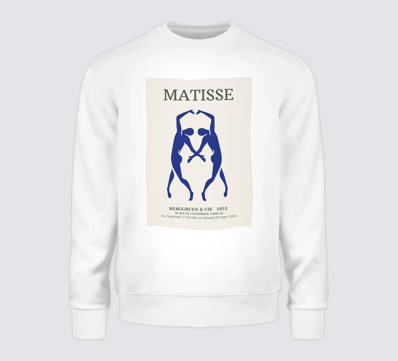 matisse-due figure femminili che danzano felpa da sazkia art