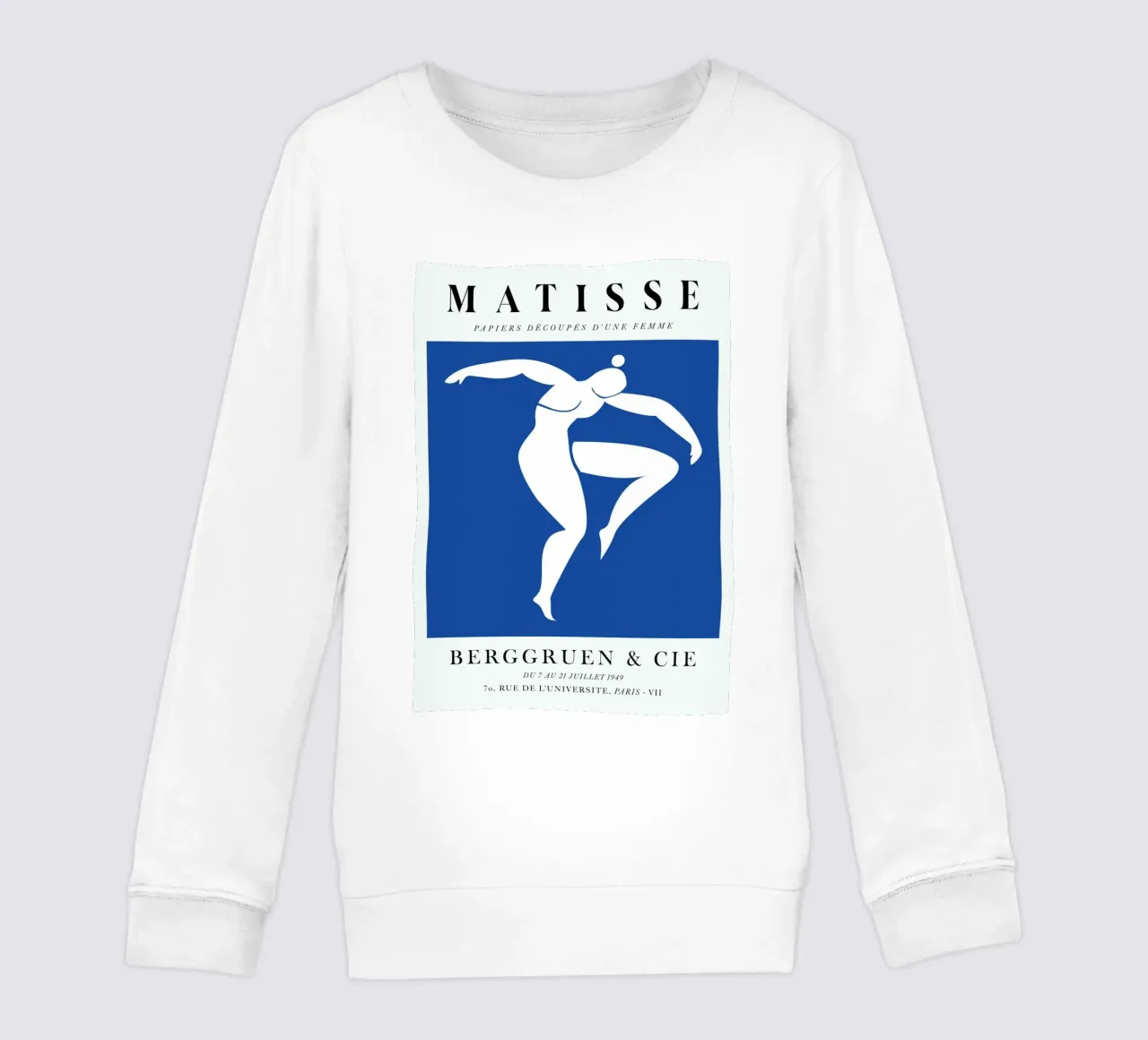 matisse-silhoutte di donna che danza felpa bambino da sazkia art
