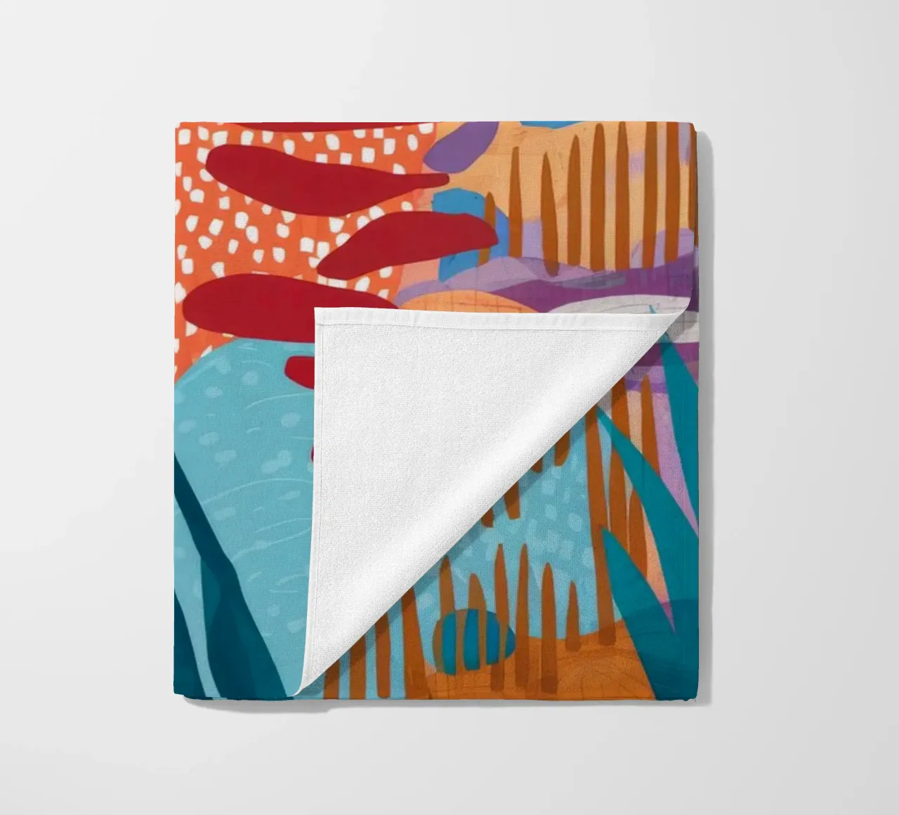 Earthy Flow Abstract beach towel by Lumi Eyes
