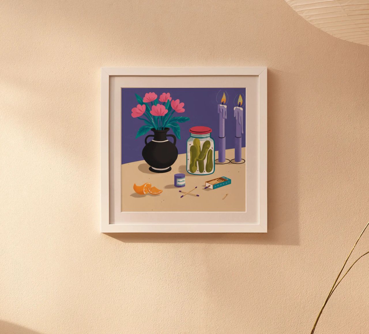 Nocturne Pickle Bloom poster by Lumi Eyes