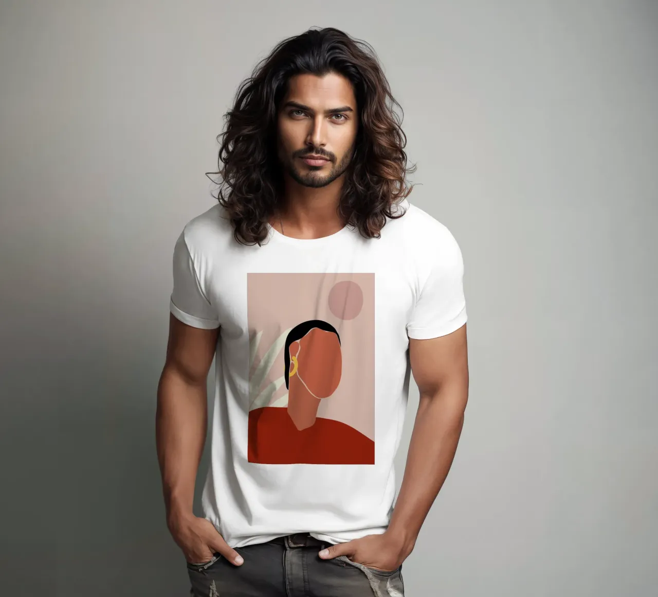 Portrait II t-shirt da Pure