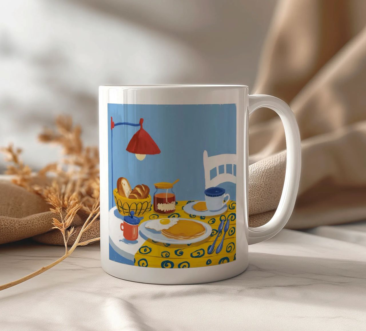 Mattinata dedicata ai pancake tazza in ceramica da Lumi Eyes