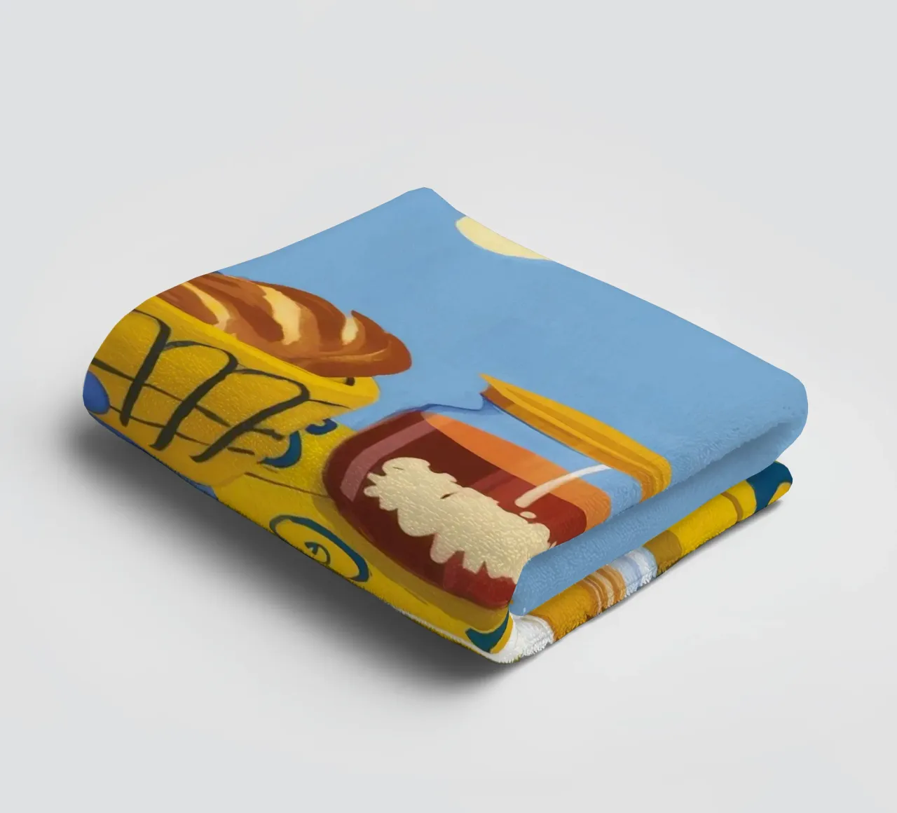 Mattinata dedicata ai pancake asciugamano da bagno da Lumi Eyes