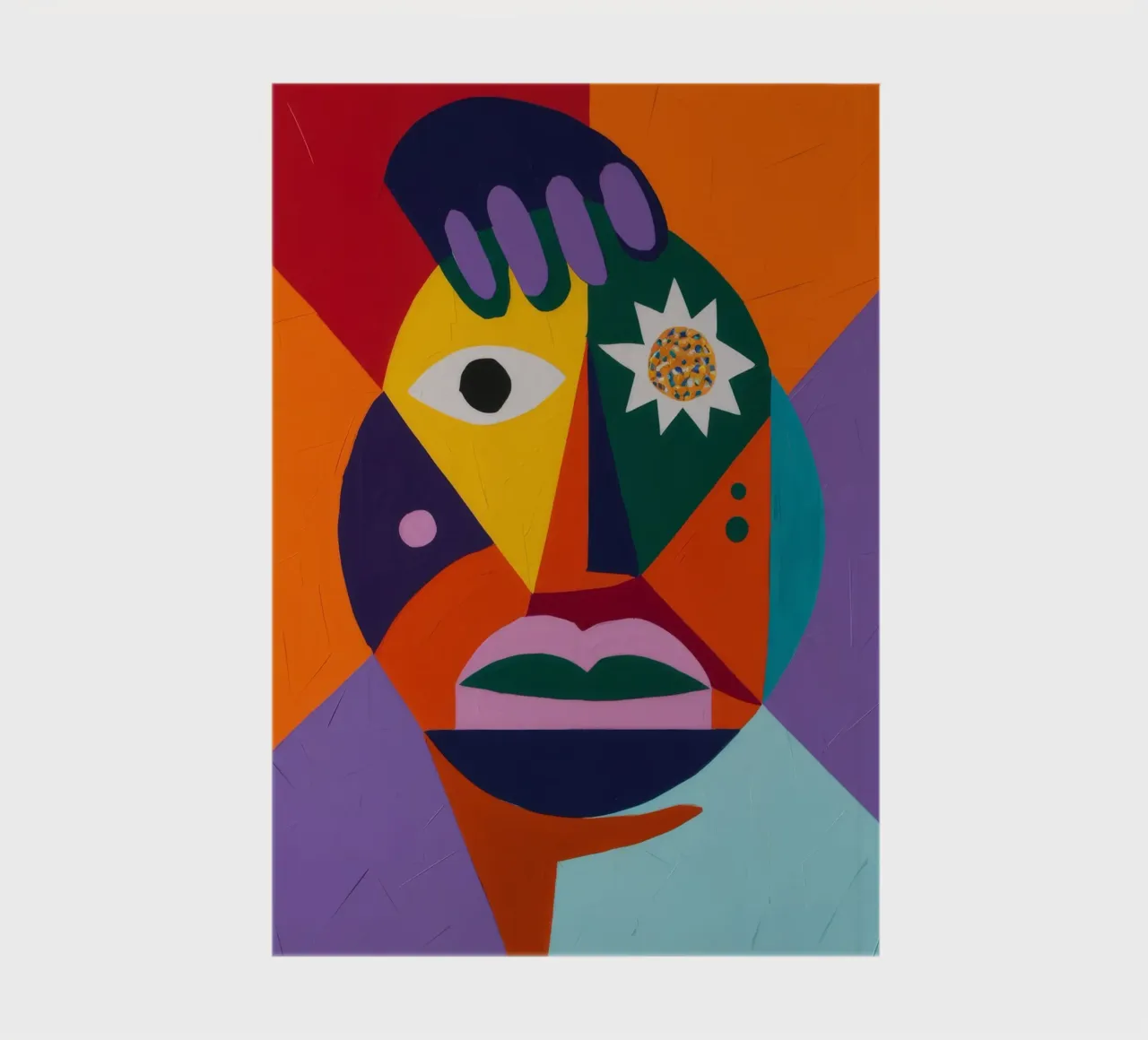 Prism Face Vibrant notebook by Lumi Eyes