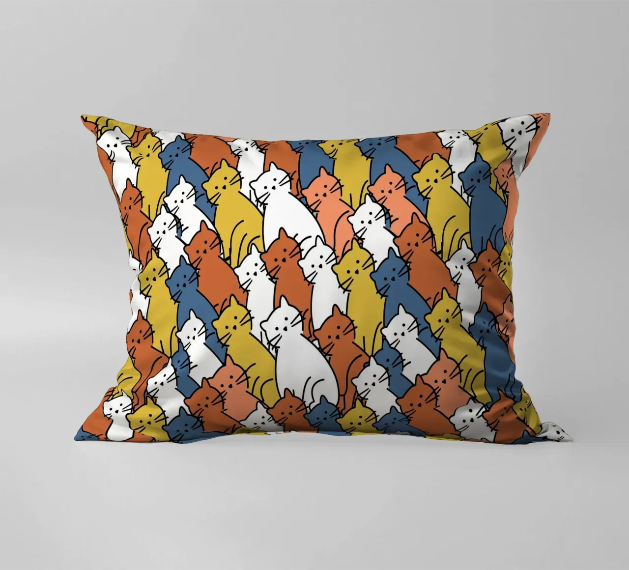 Curious Cats Colorful cuscino da Dharma