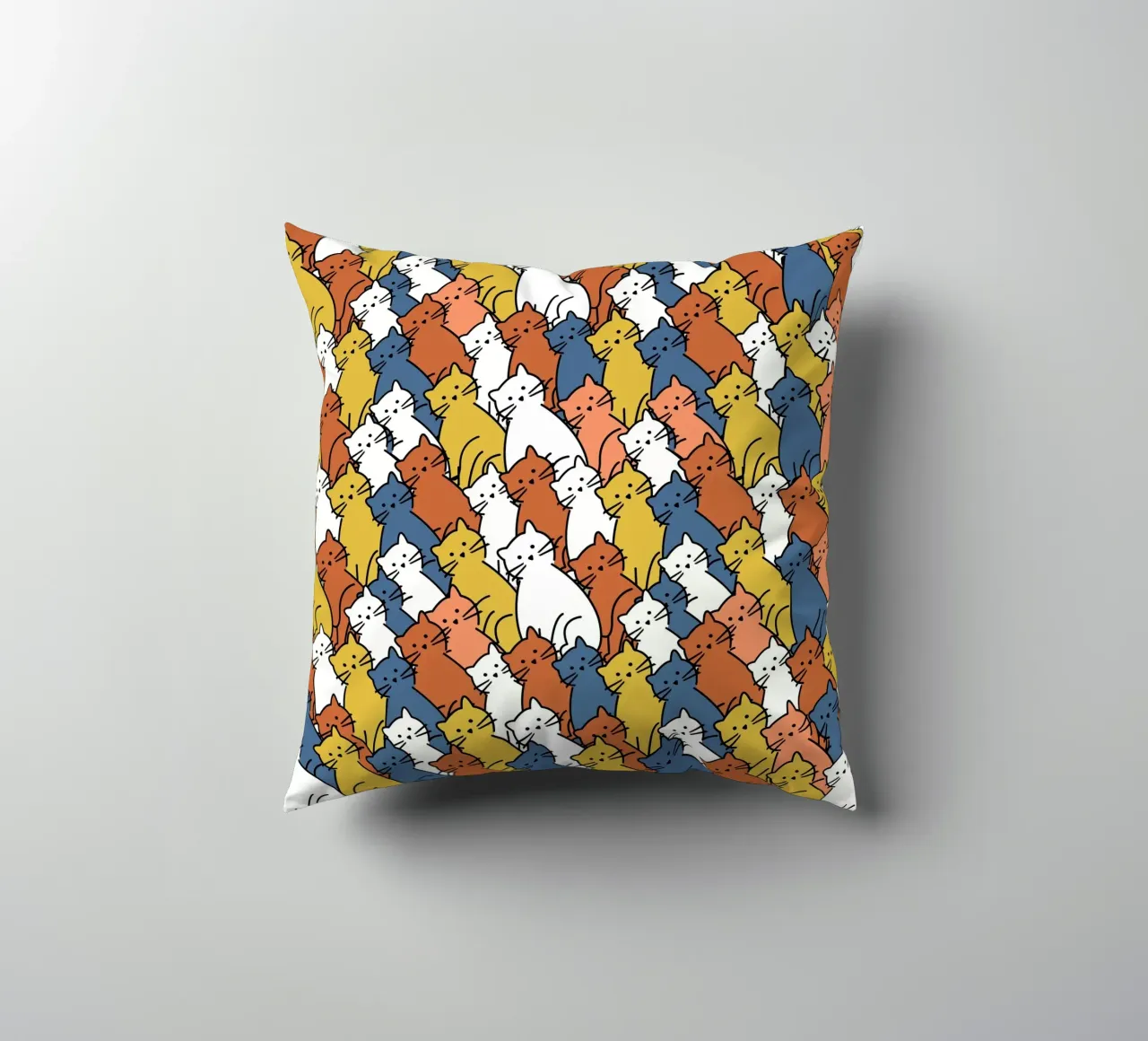 Curious Cats Colorful cuscino da Dharma