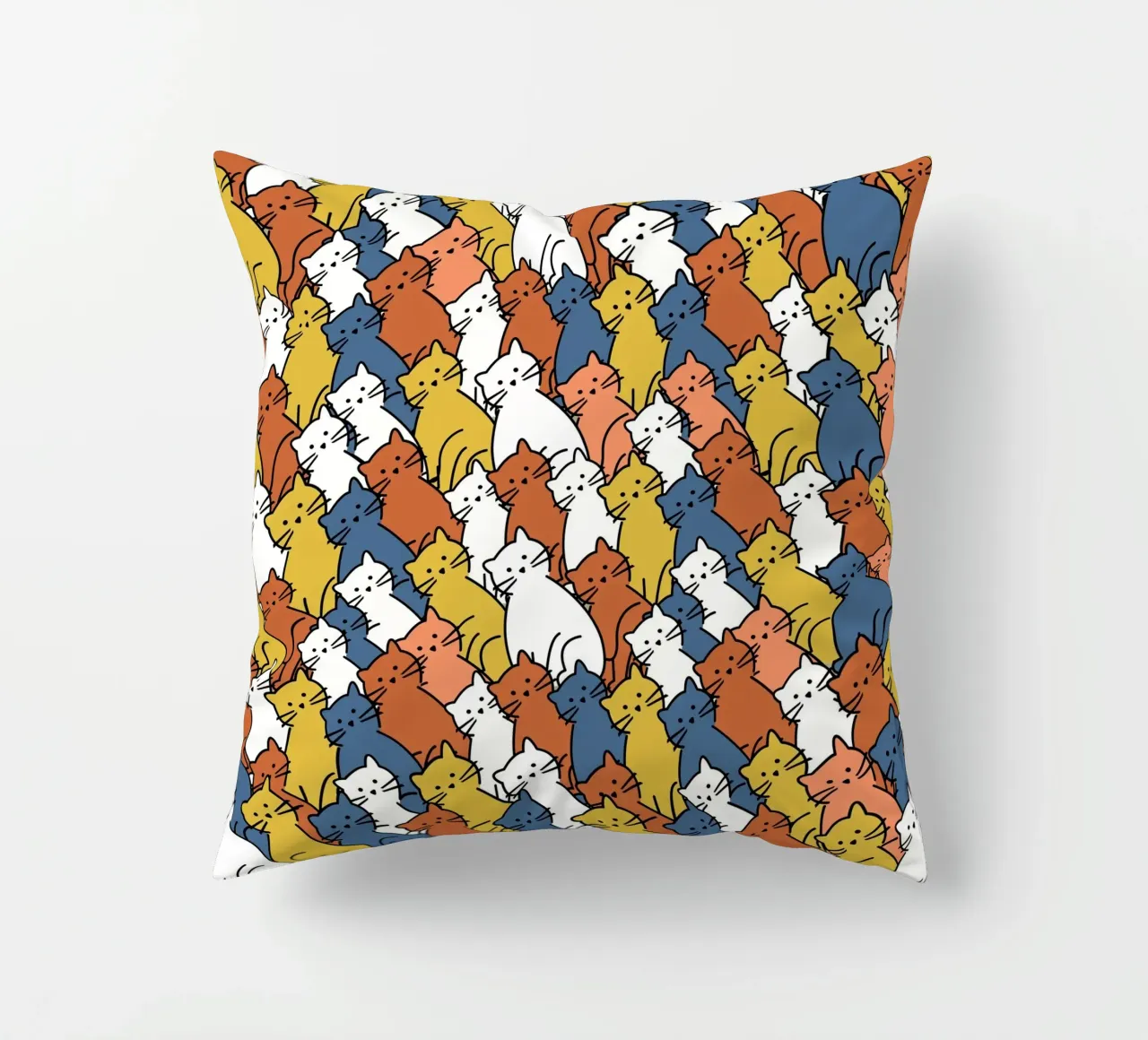 Curious Cats Colorful cuscino da Dharma