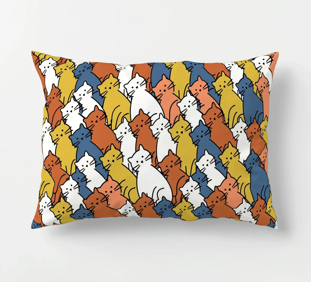 Curious Cats Colorful cuscino da Dharma