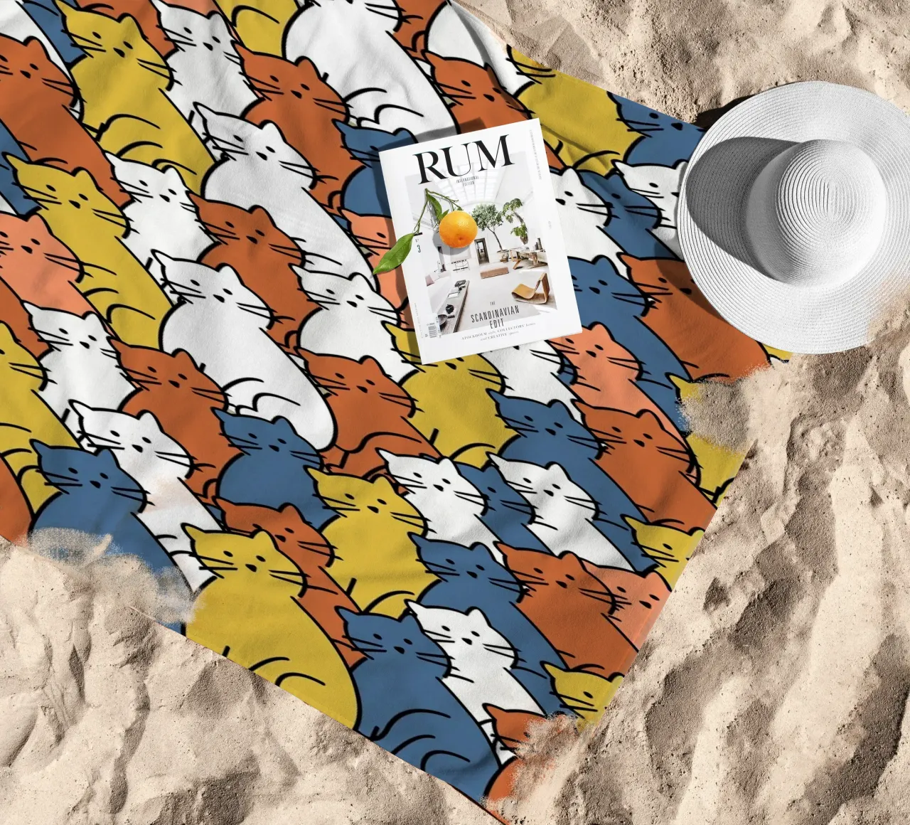 Curious Cats Colorful telo mare da Dharma