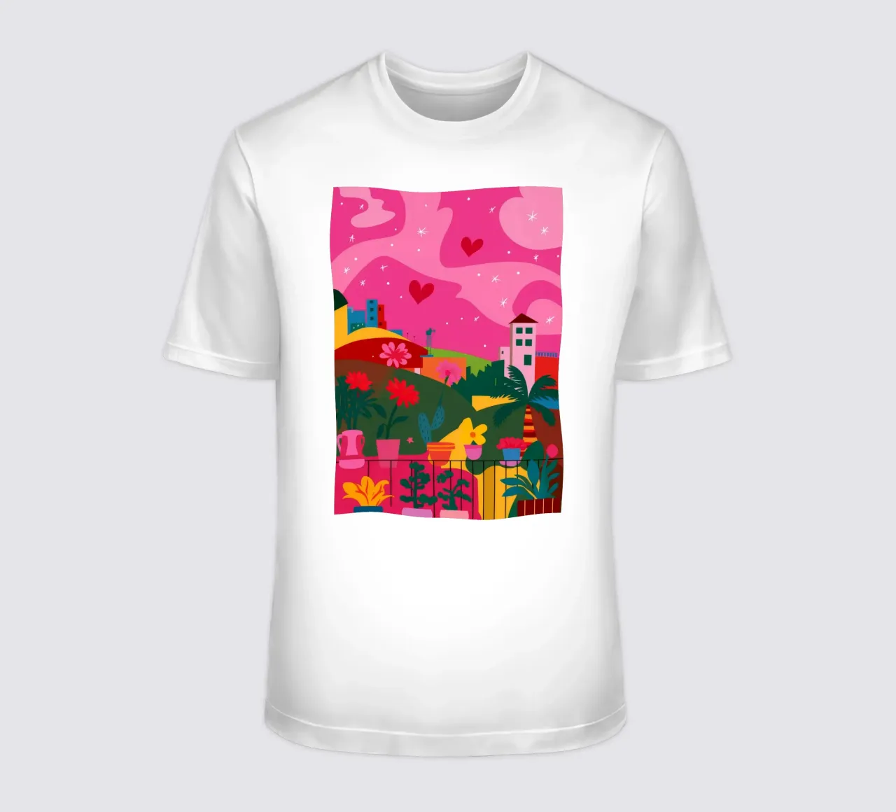 Paesaggio onirico di Candy Hill t-shirt da Lumi Eyes
