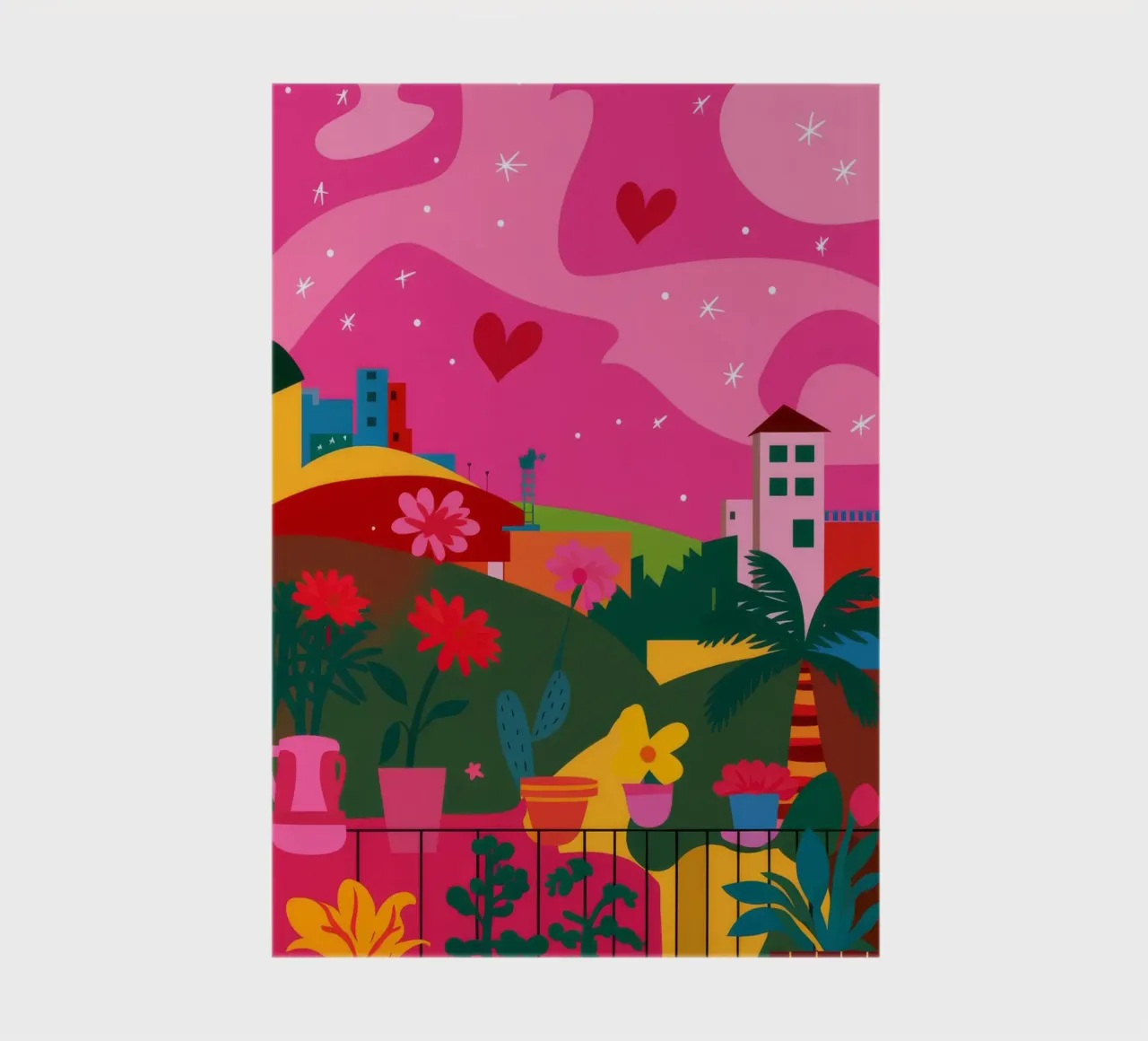 Paysage de rêve de la colline aux bonbons carnet de notes de Lumi Eyes