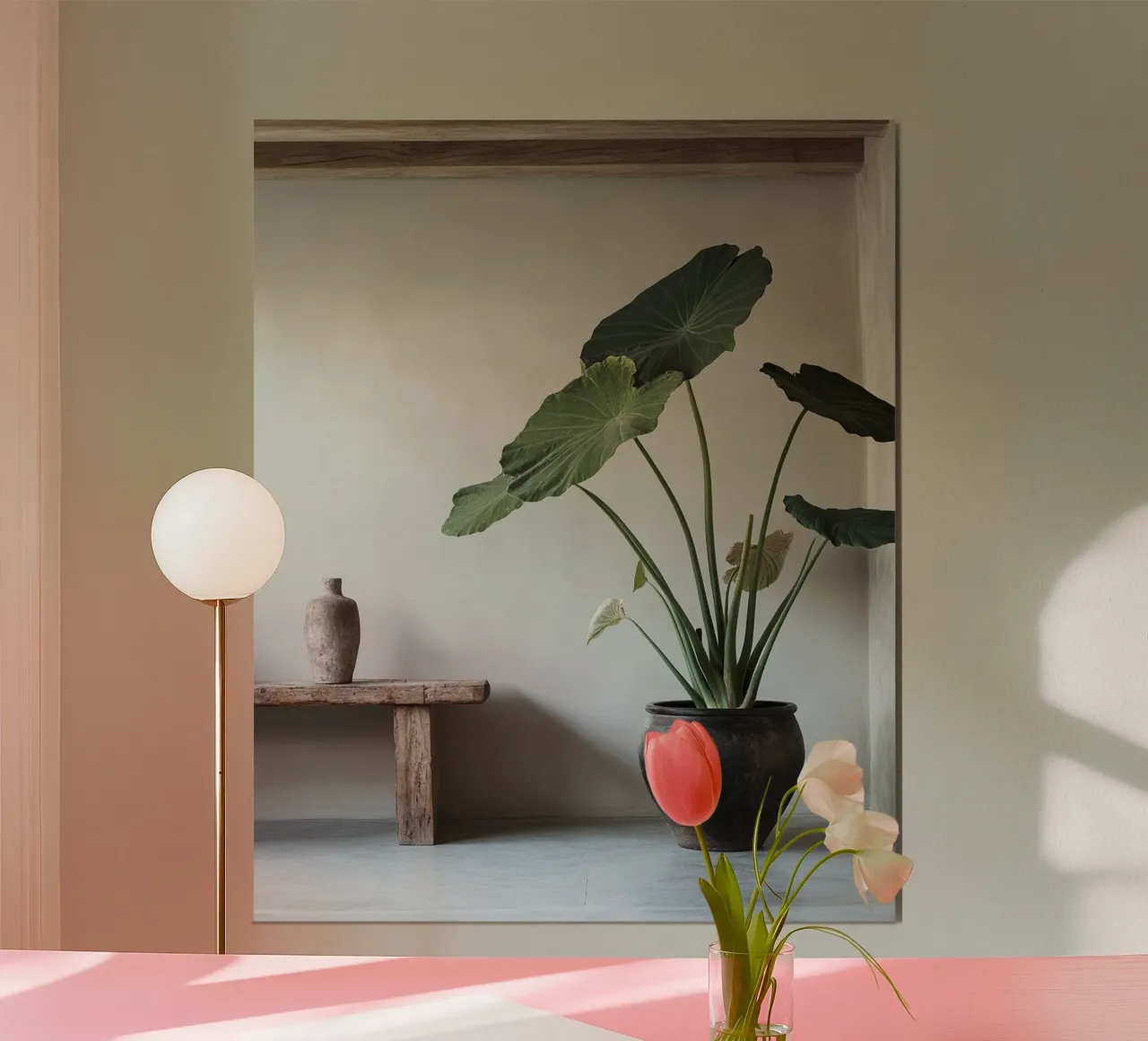 Verde lussureggiante poster con telaio in plastica da PhotoVibe Decor
