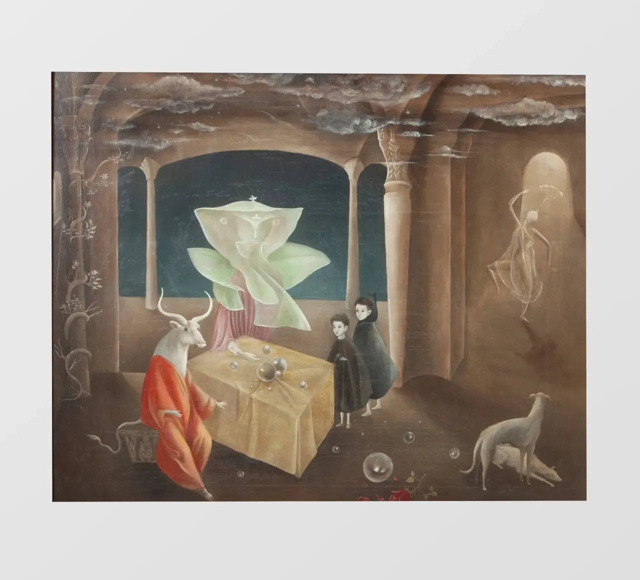 Leonora Carrington E poi vedemmo la figlia del Minotauro telo in pvc da Kunze Gallery