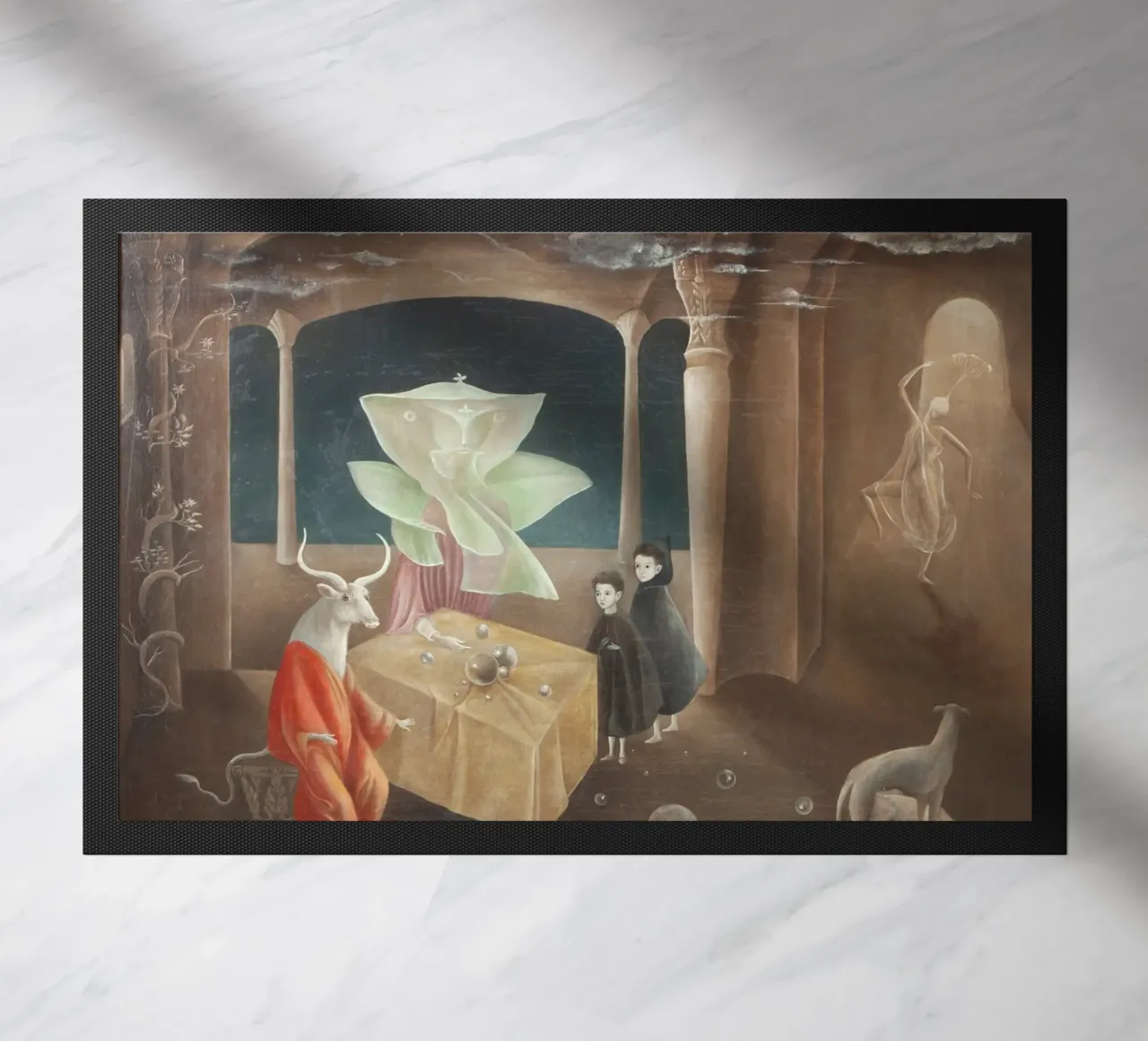 Leonora Carrington E poi vedemmo la figlia del Minotauro zerbino da Kunze Gallery