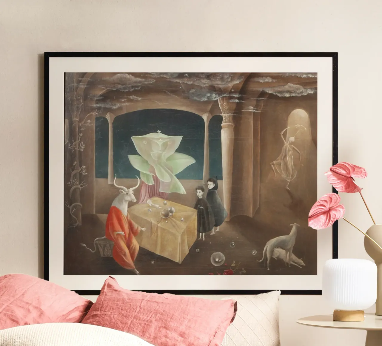 Leonora Carrington E poi vedemmo la figlia del Minotauro carta hahnemühle da Kunze Gallery