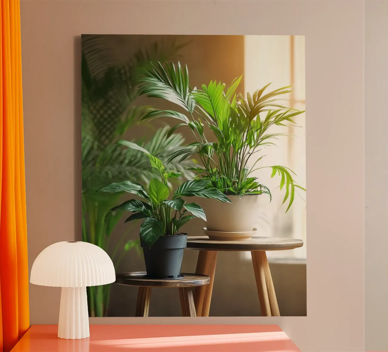 Verde lussureggiante tela con Cornice a cassetta da PhotoVibe Decor