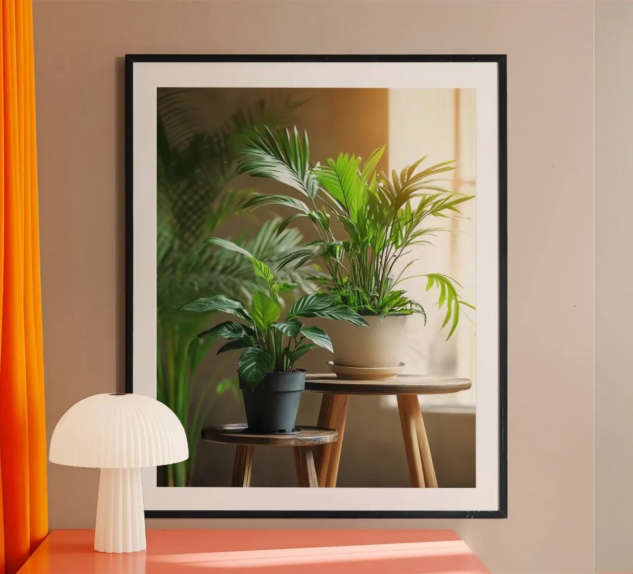 Verde lussureggiante poster con telaio in plastica da PhotoVibe Decor