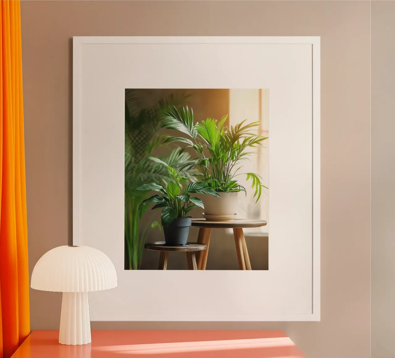 Verde lussureggiante poster con telaio in plastica da PhotoVibe Decor