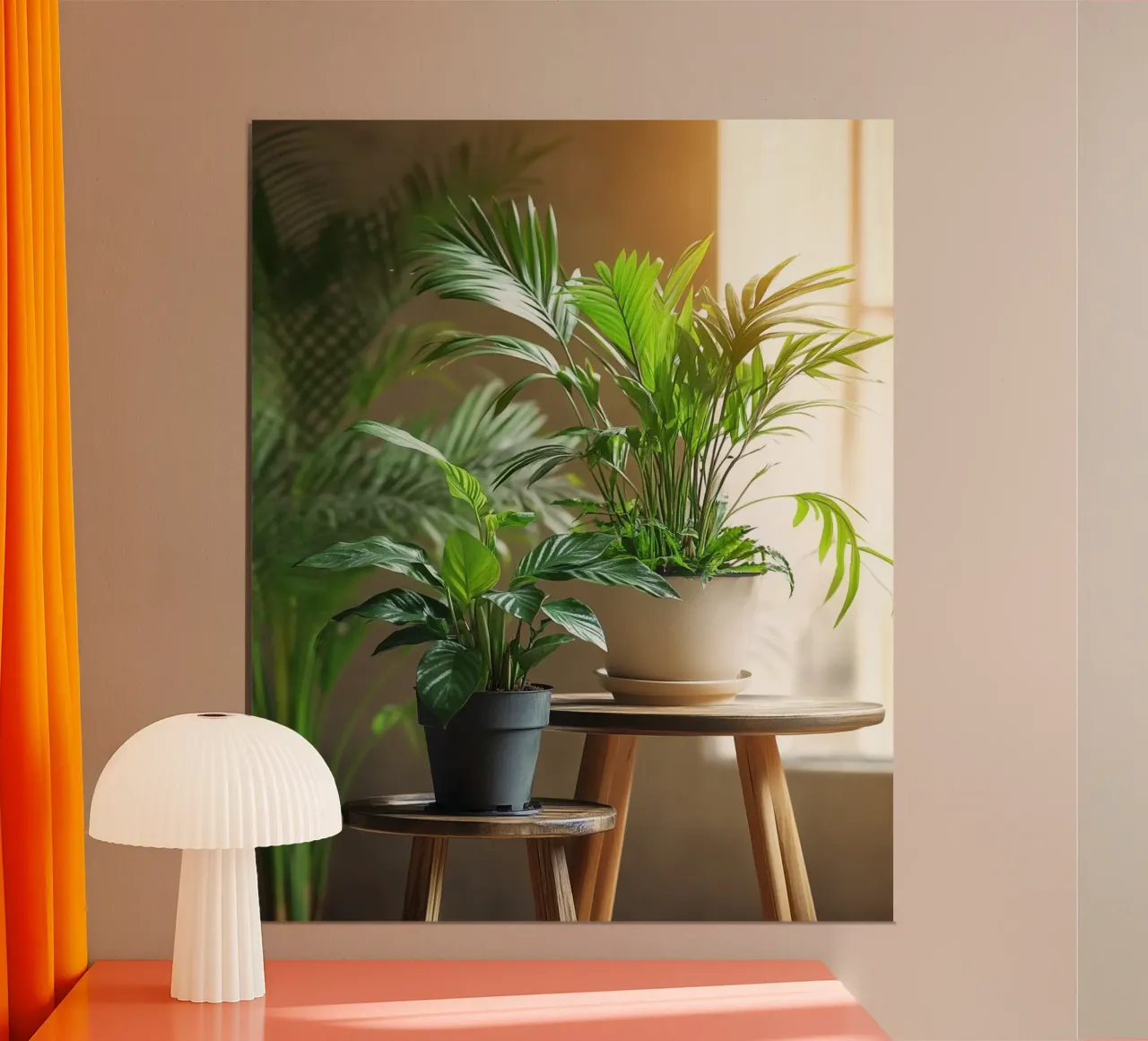 Verde lussureggiante poster con telaio in plastica da PhotoVibe Decor