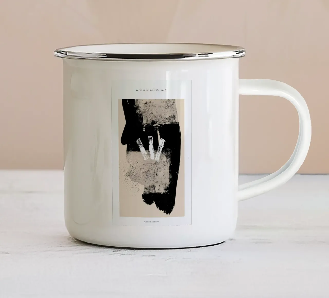 Minimal 6 tazza in smalto da Froilein Juno