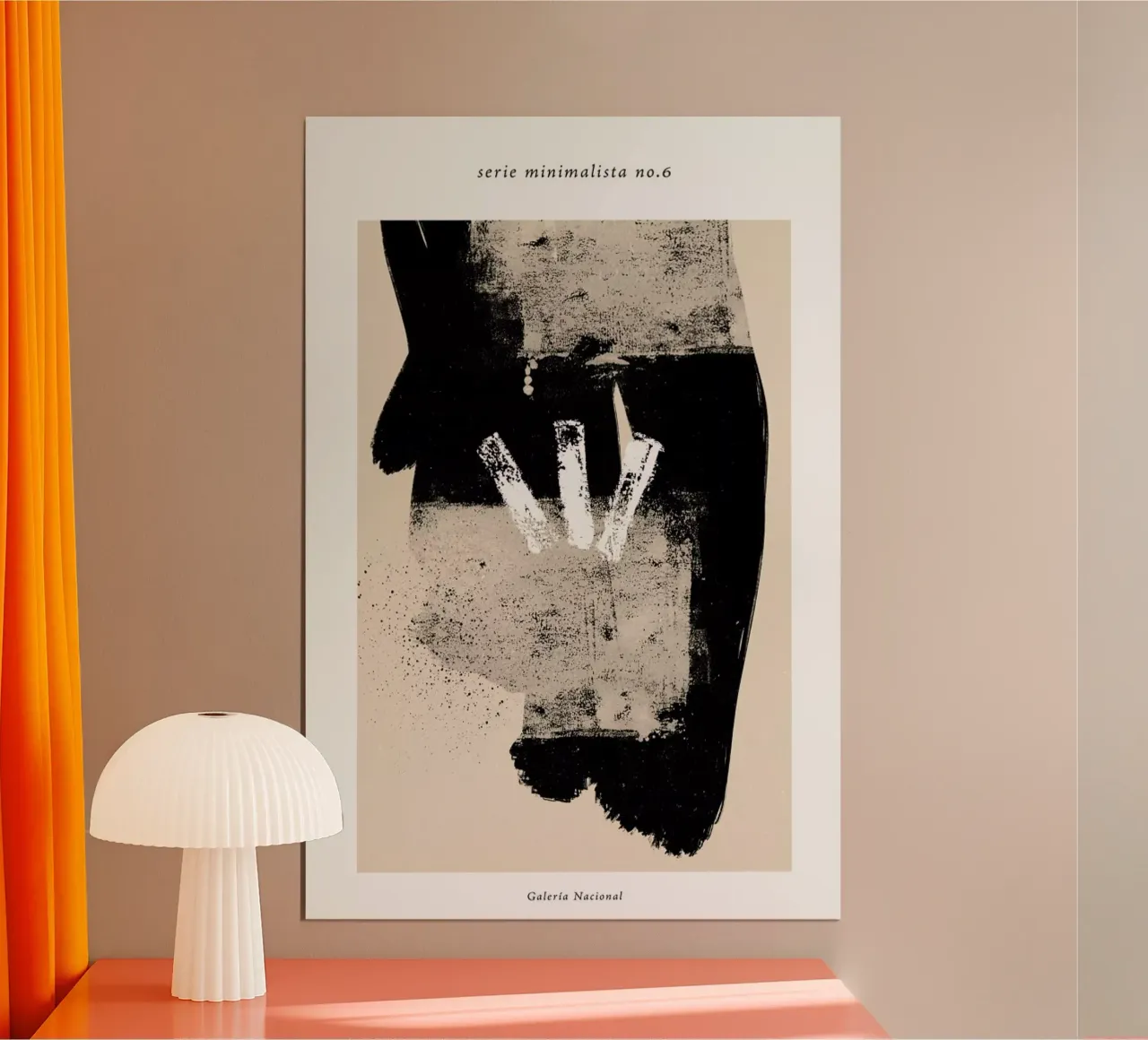 Minimal 6 poster con telaio in alluminio da Froilein Juno
