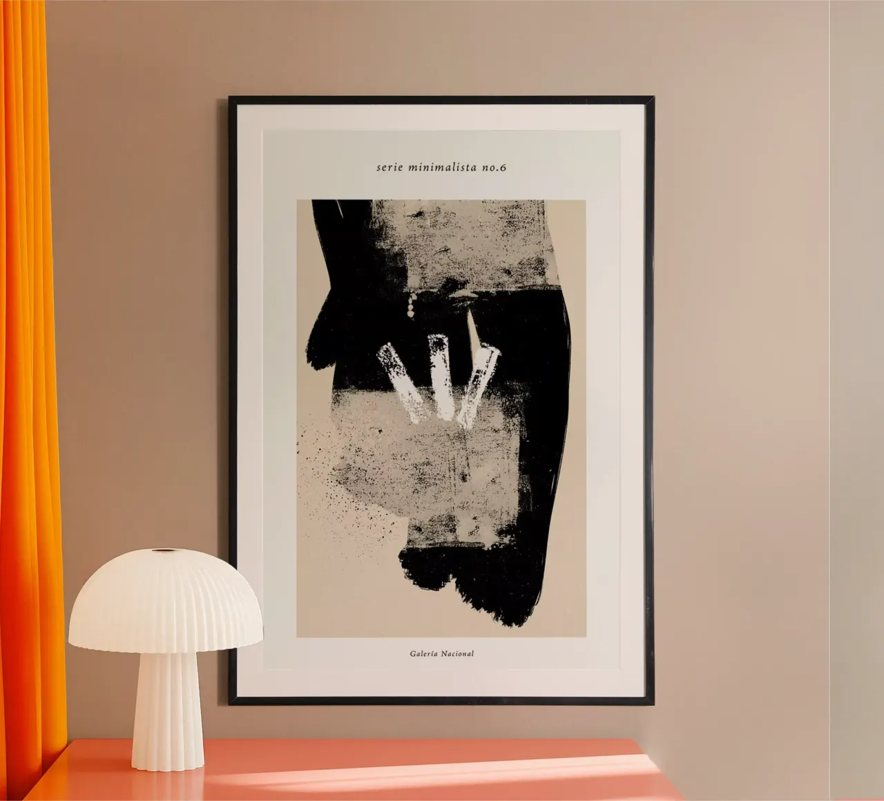 Minimal 6 poster con telaio in alluminio da Froilein Juno