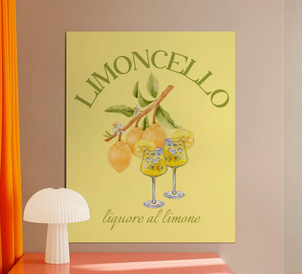 Limoncello - freschezza estiva in un bicchiere 🍋✨ carta hahnemühle da Headless Monkeys