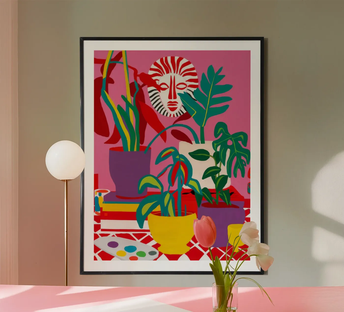 Verdure a strisce poster da Lumi Eyes