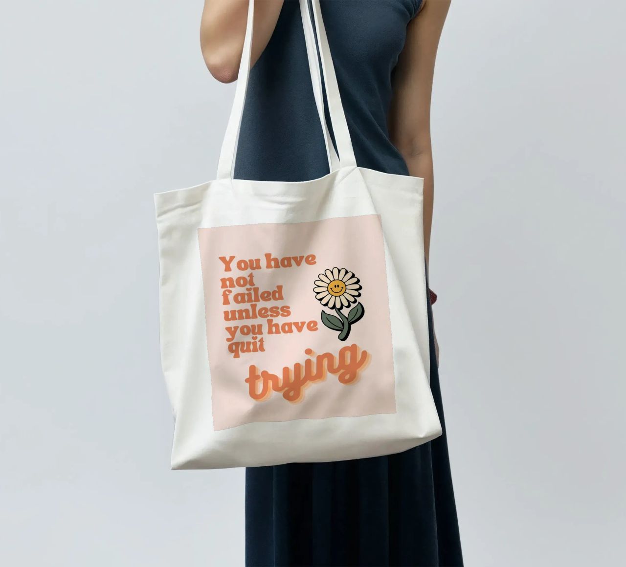 you have not failed uniess you have quit trying tote bag by Andara shop