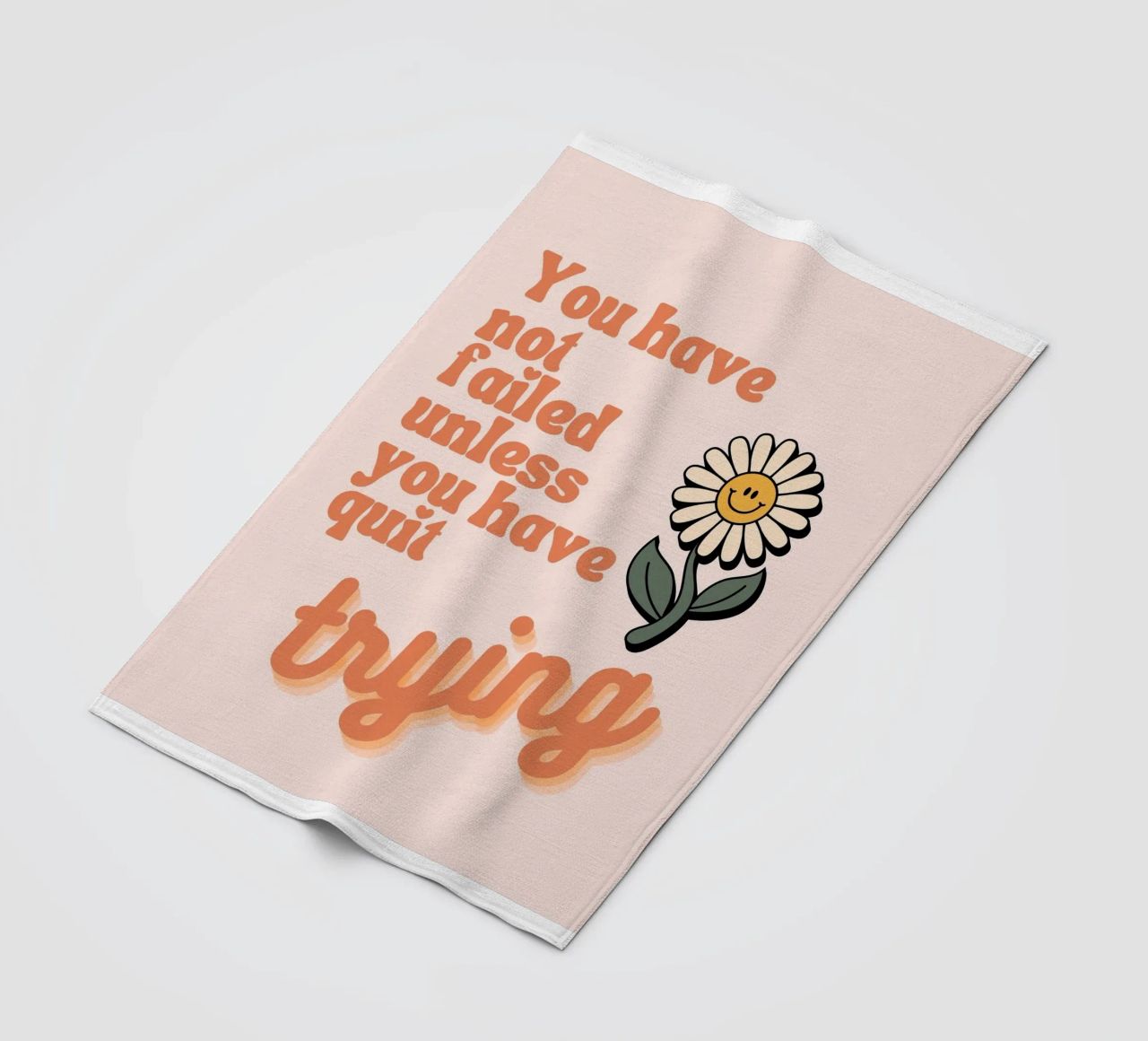 you have not failed uniess you have quit trying fleece blanket by Andara shop