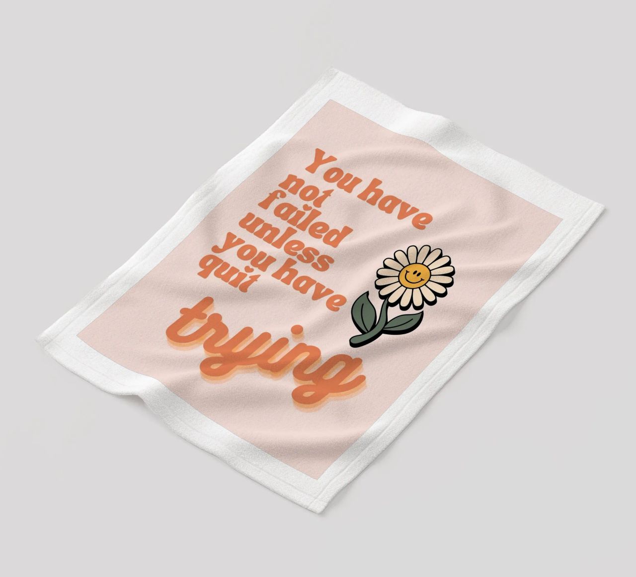 you have not failed uniess you have quit trying fleece blanket by Andara shop
