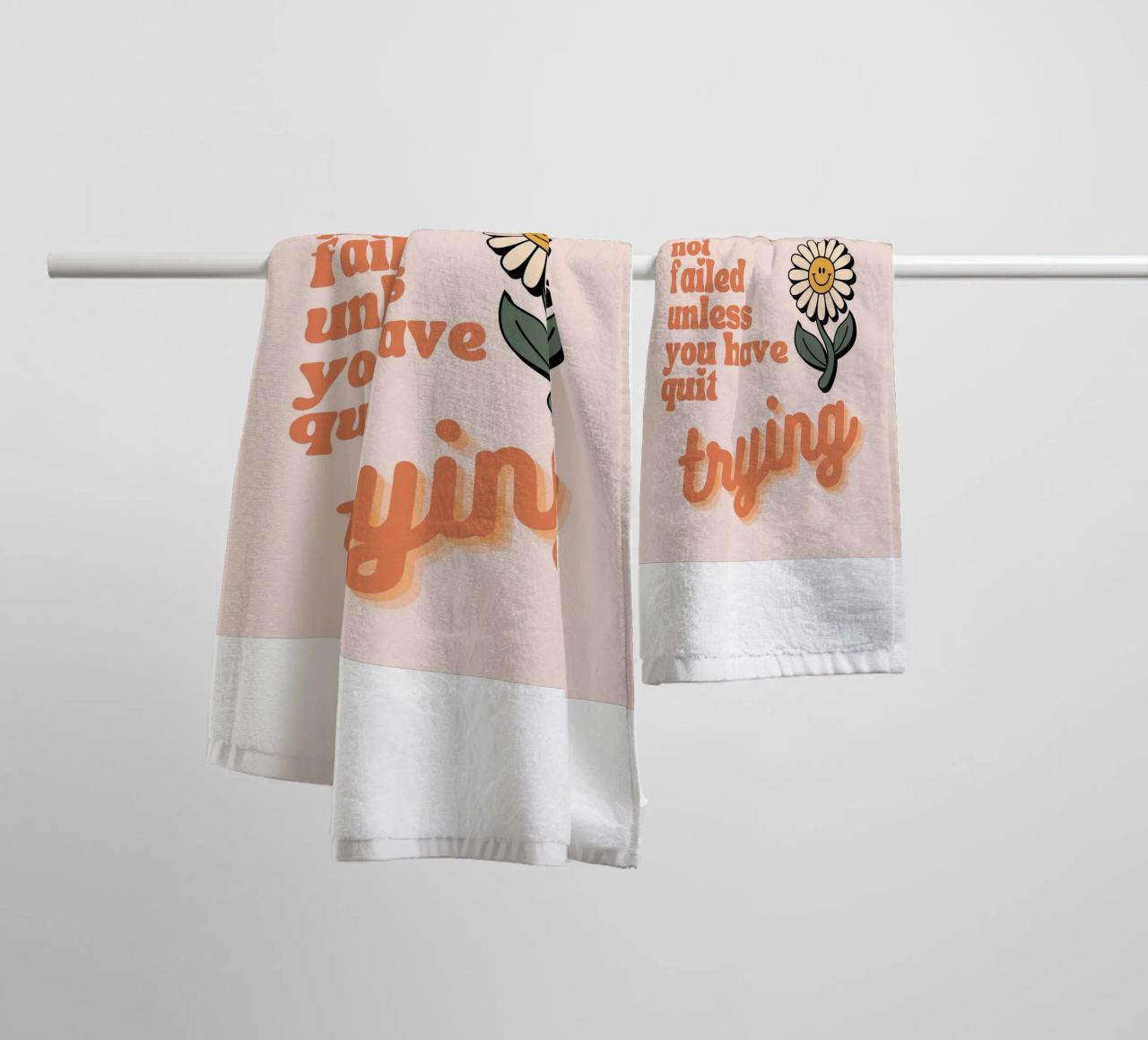 you have not failed uniess you have quit trying towel by Andara shop