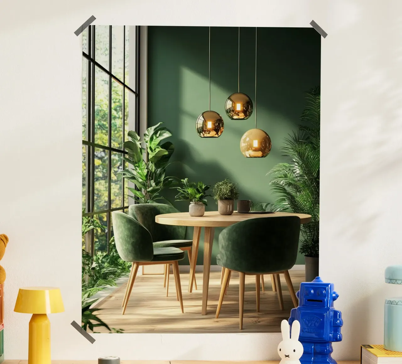 Verde lussureggiante poster da PhotoVibe Decor
