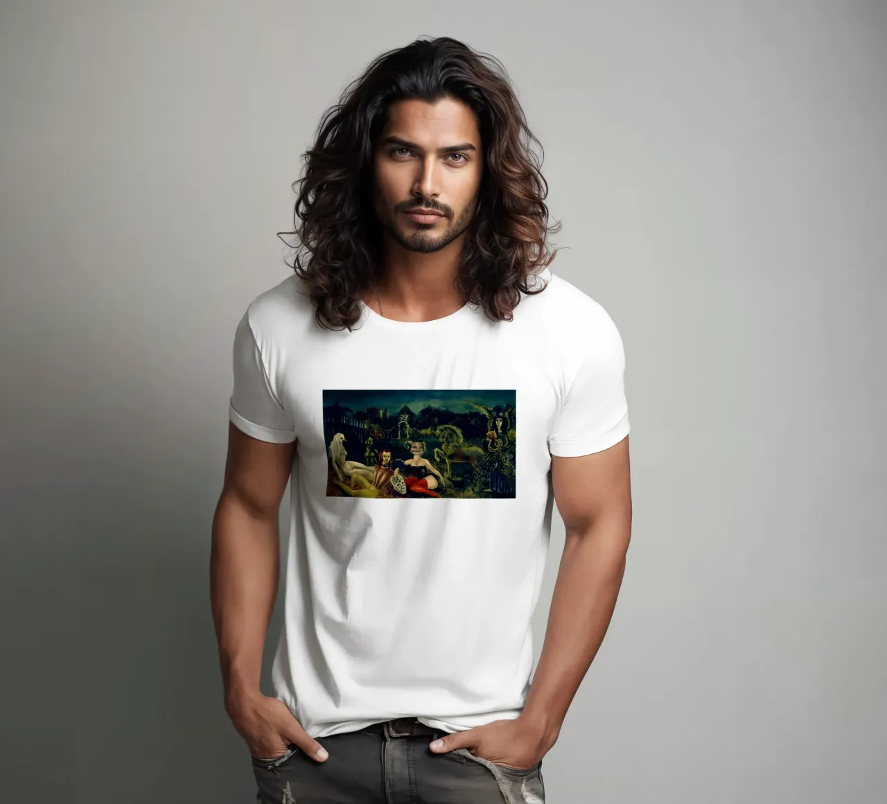 Leonora Carrington Down Below t-shirt da Kunze Gallery