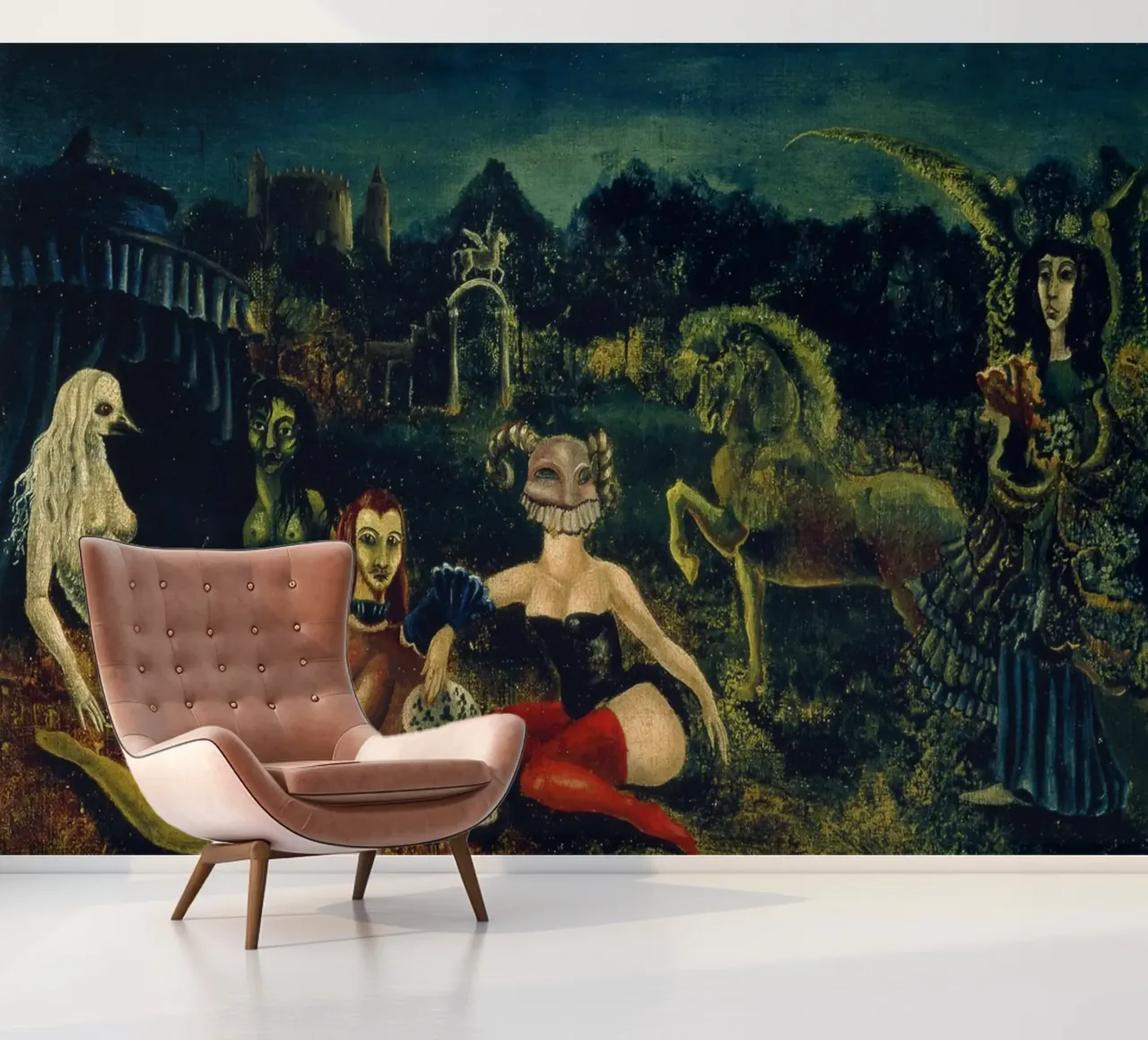 Leonora Carrington Down Below photo wallpaper by Kunze Gallery