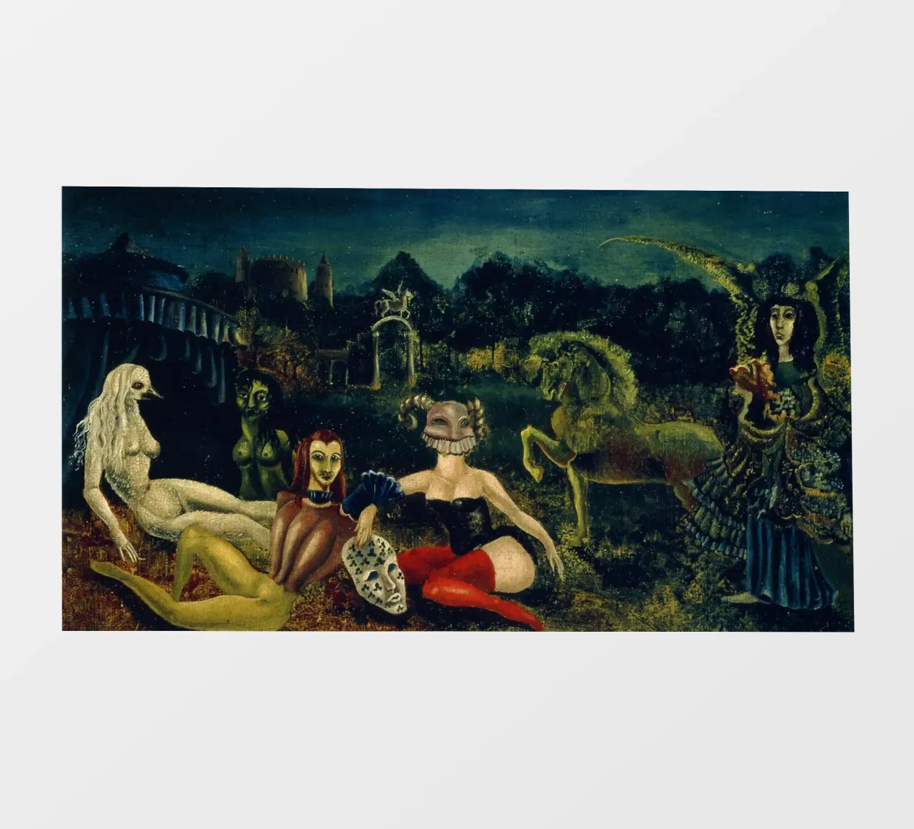 Leonora Carrington Down Below telo in pvc da Kunze Gallery