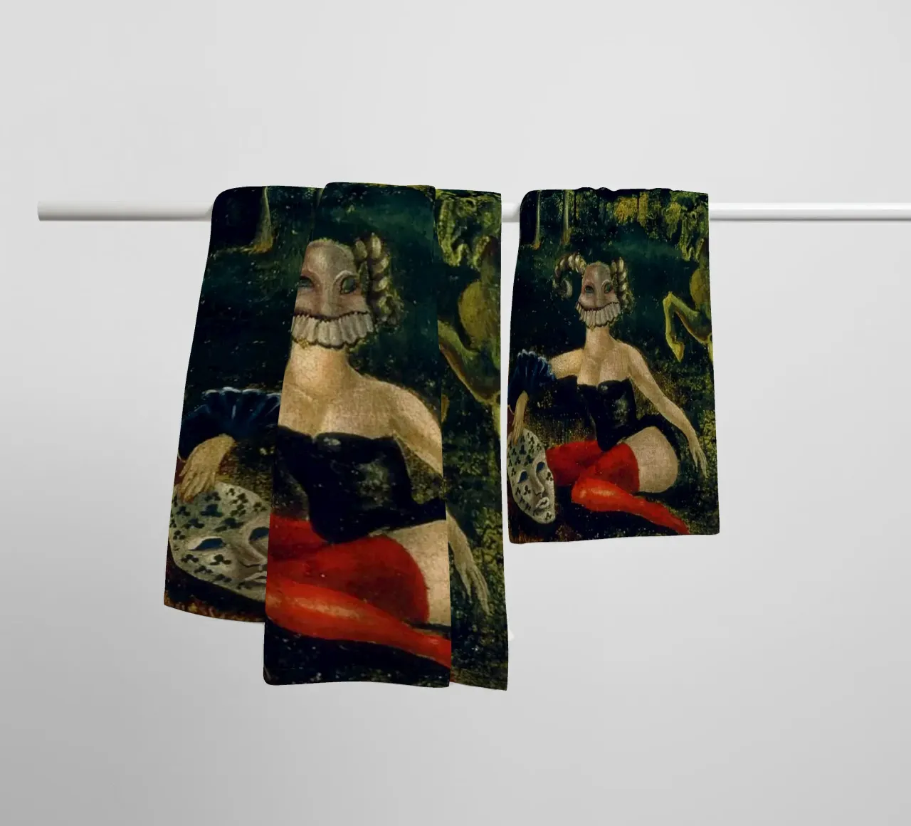 Leonora Carrington En bas serviette de bain de Kunze Gallery