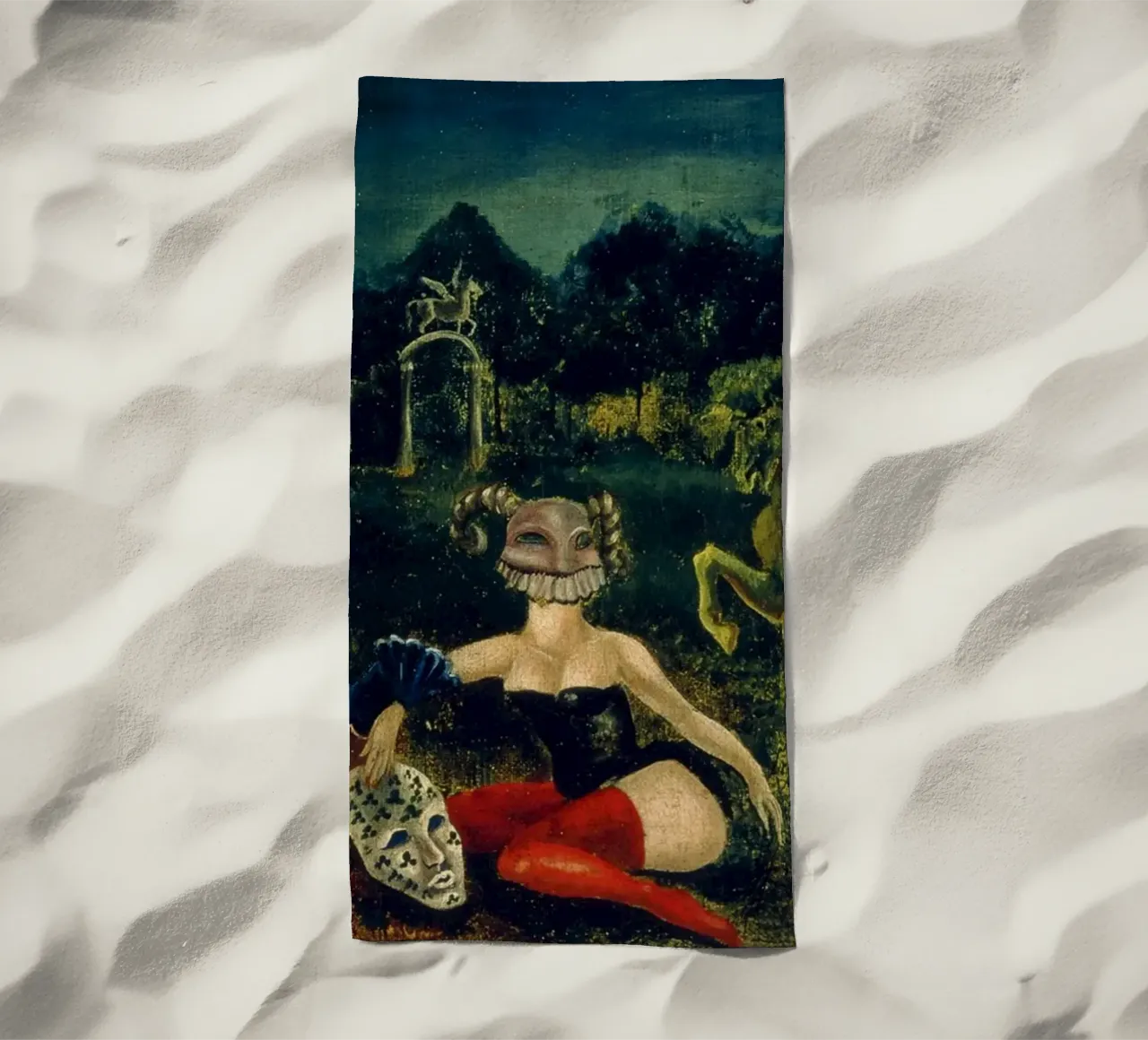 Leonora Carrington Down Below telo mare da Kunze Gallery