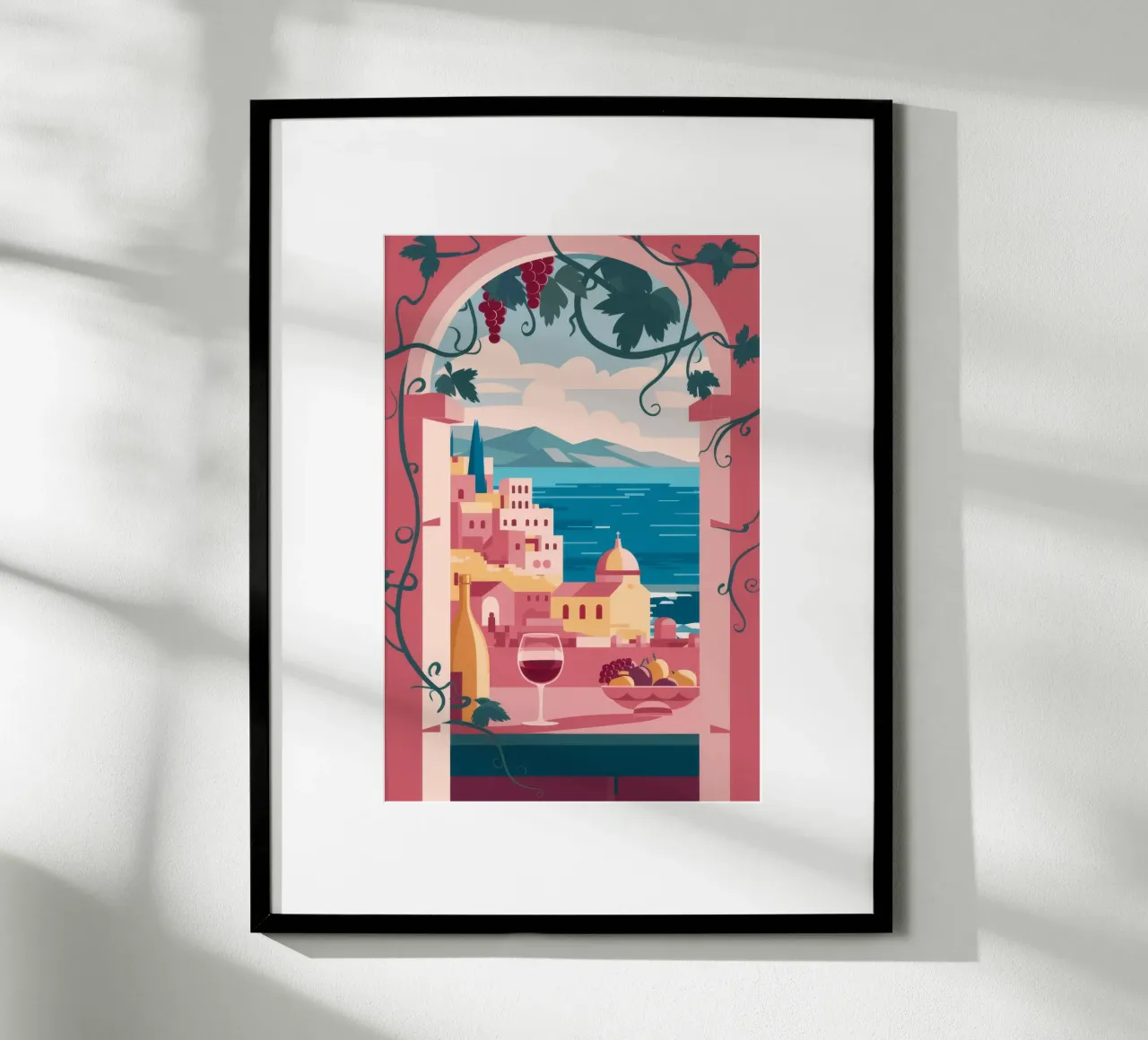 Archway Bay Vista poster con telaio in plastica da Lumi Eyes