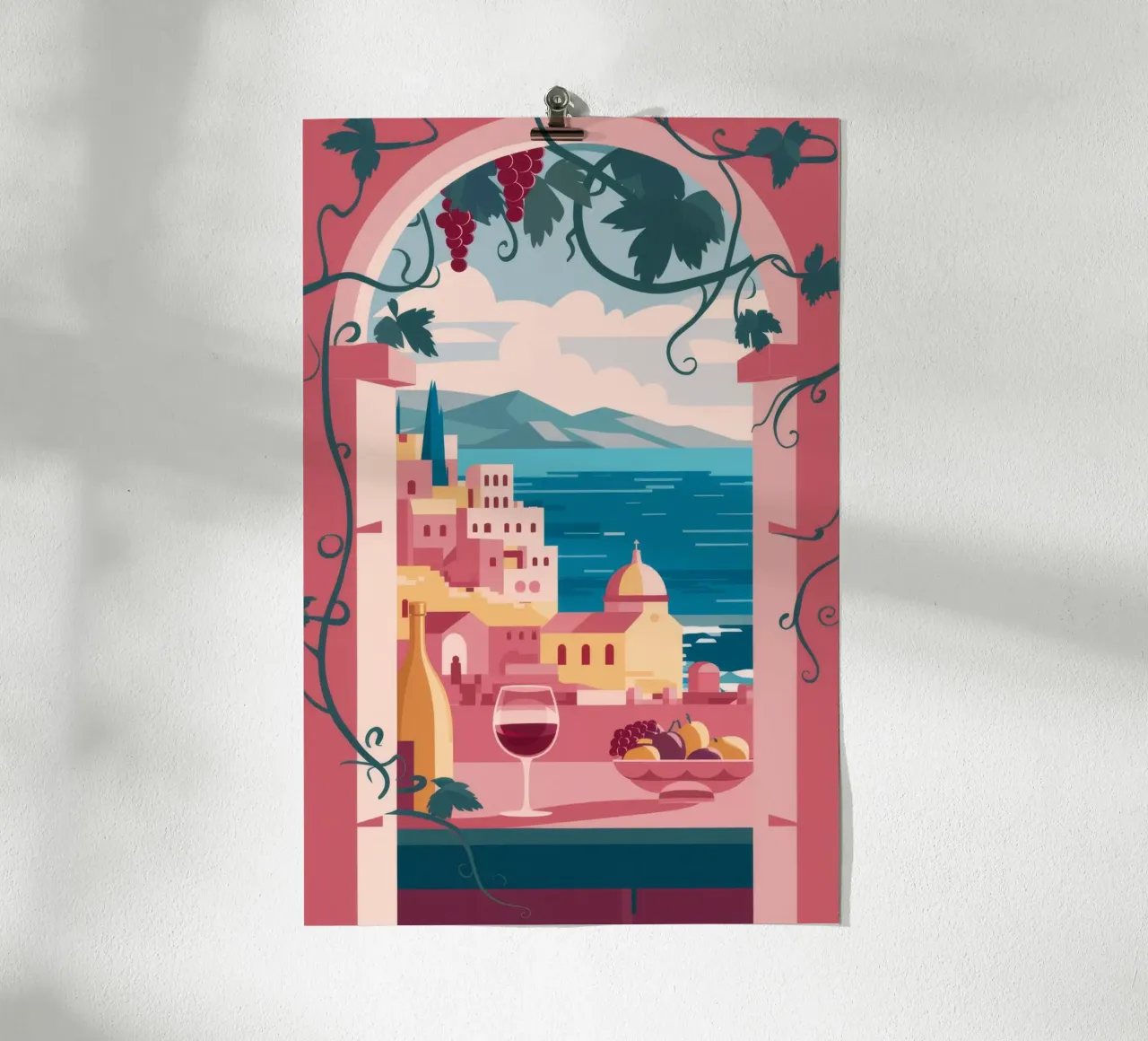Archway Bay Vista poster con telaio in plastica da Lumi Eyes